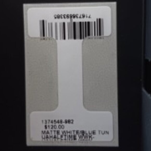 UNDER ARMOUR Sunglasses HALFTIME WWK White Frame Blue TUNED Lens with Case NEW - Picture 10 of 12